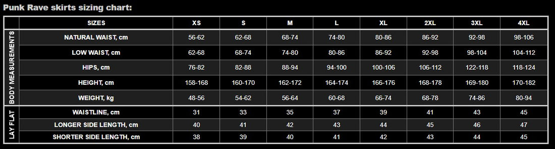 Punk Rave – Rebellious pleated skirt with leather edge &amp; dominant buckle look 