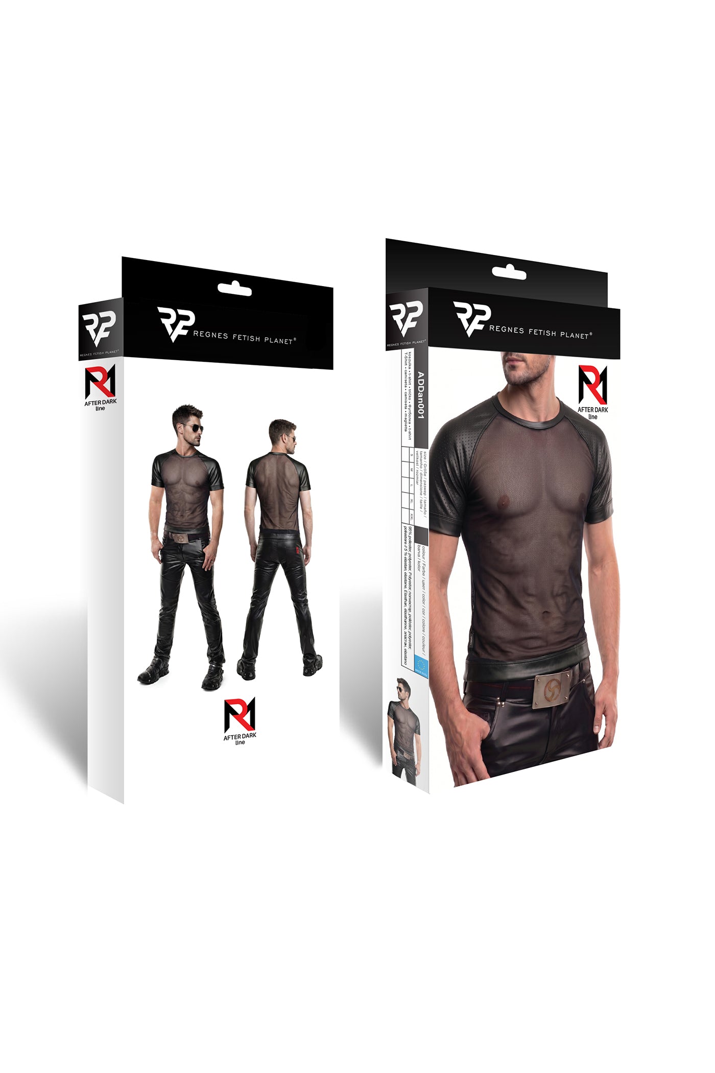 Herren T-Shirt ADDan001 schwarz - 2XL