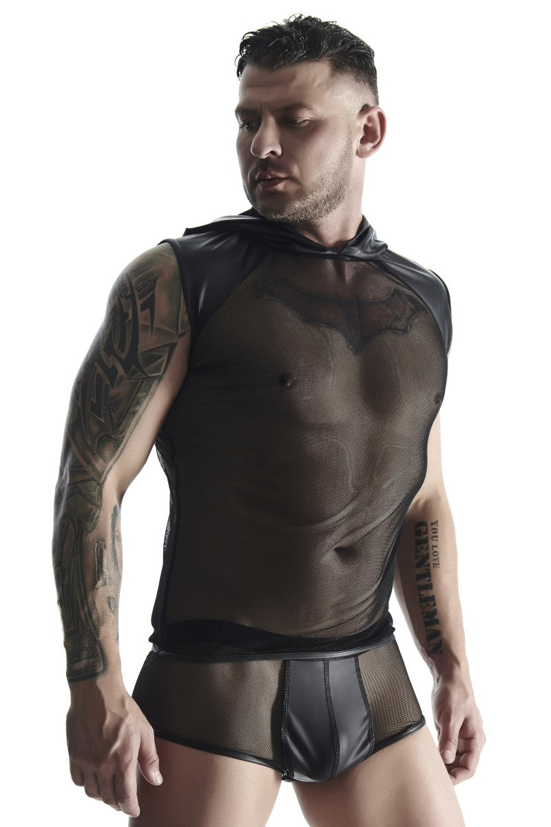 Herren Kapuzenshirt TSH018 schwarz - XXL-0