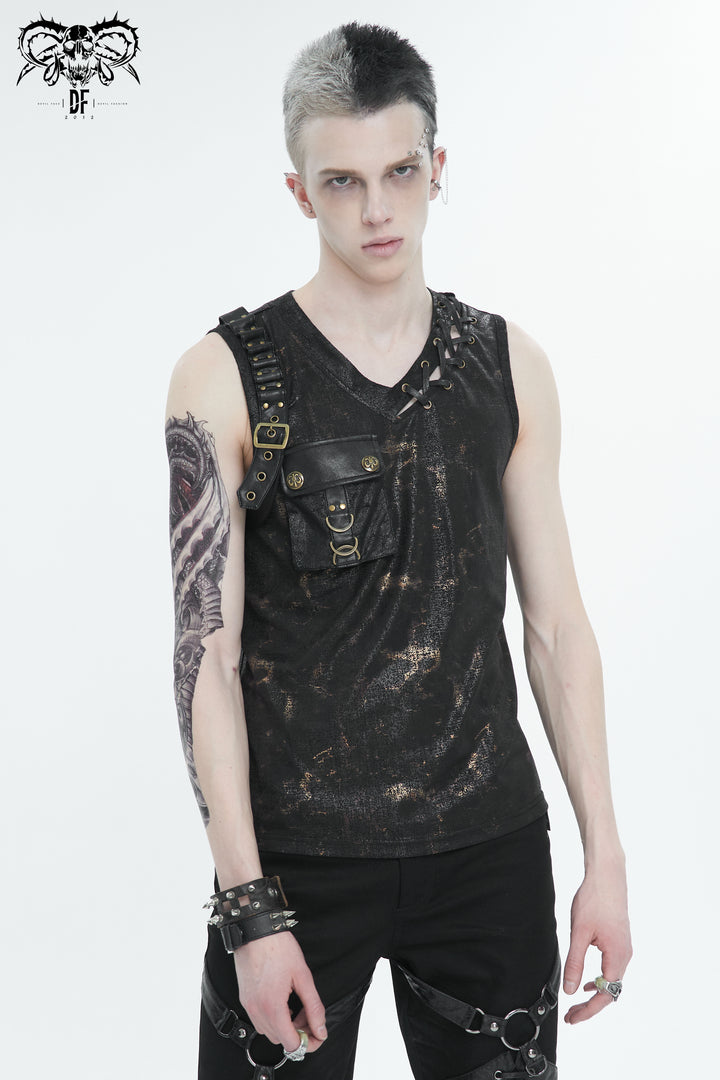 Devil Fashion – Punk Tank Top „Nocturne Raider“ im Post-Apocalyptic Style
