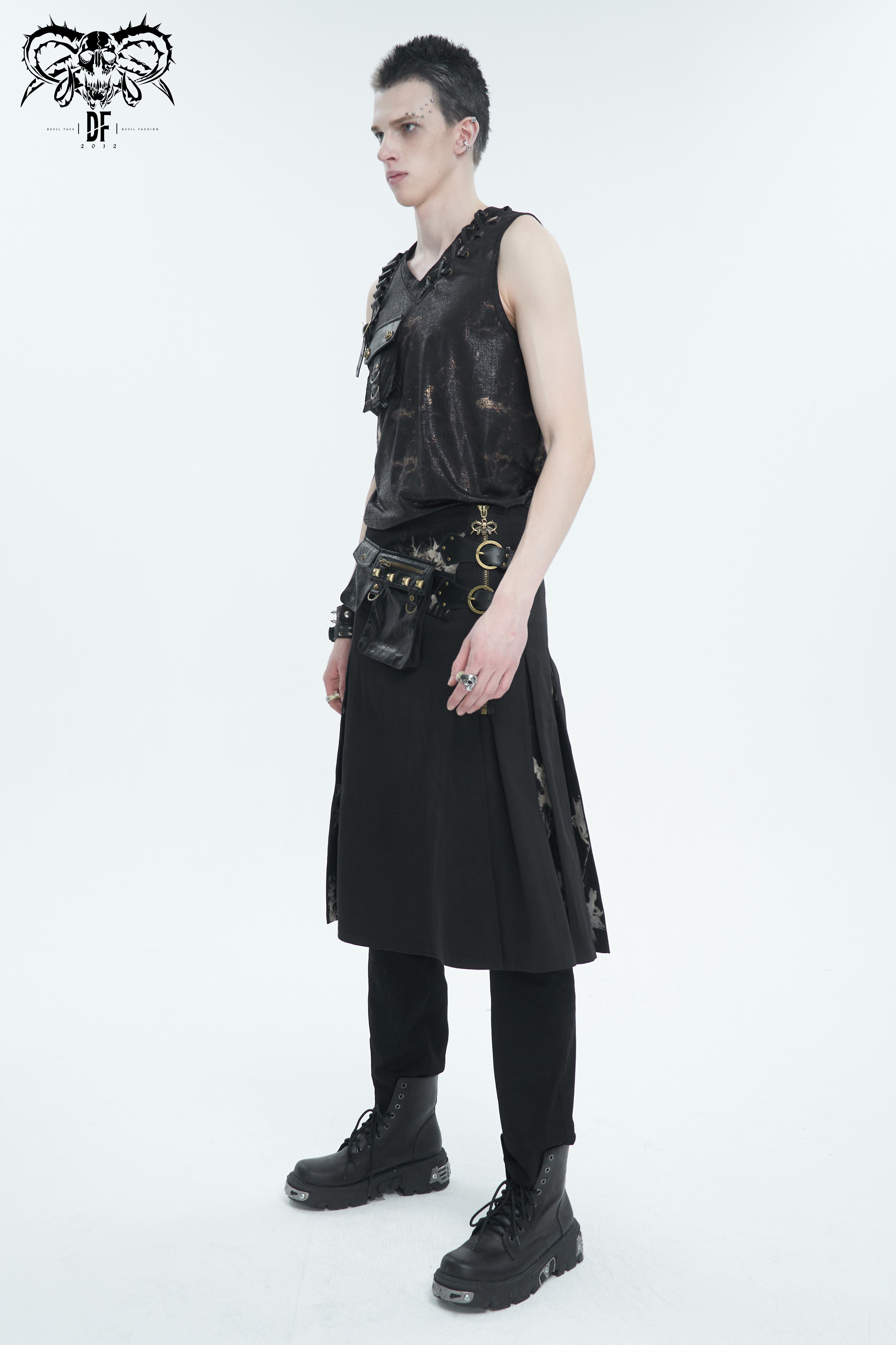 Devil Fashion – Punk Tank Top „Nocturne Raider“ im Post-Apocalyptic Style