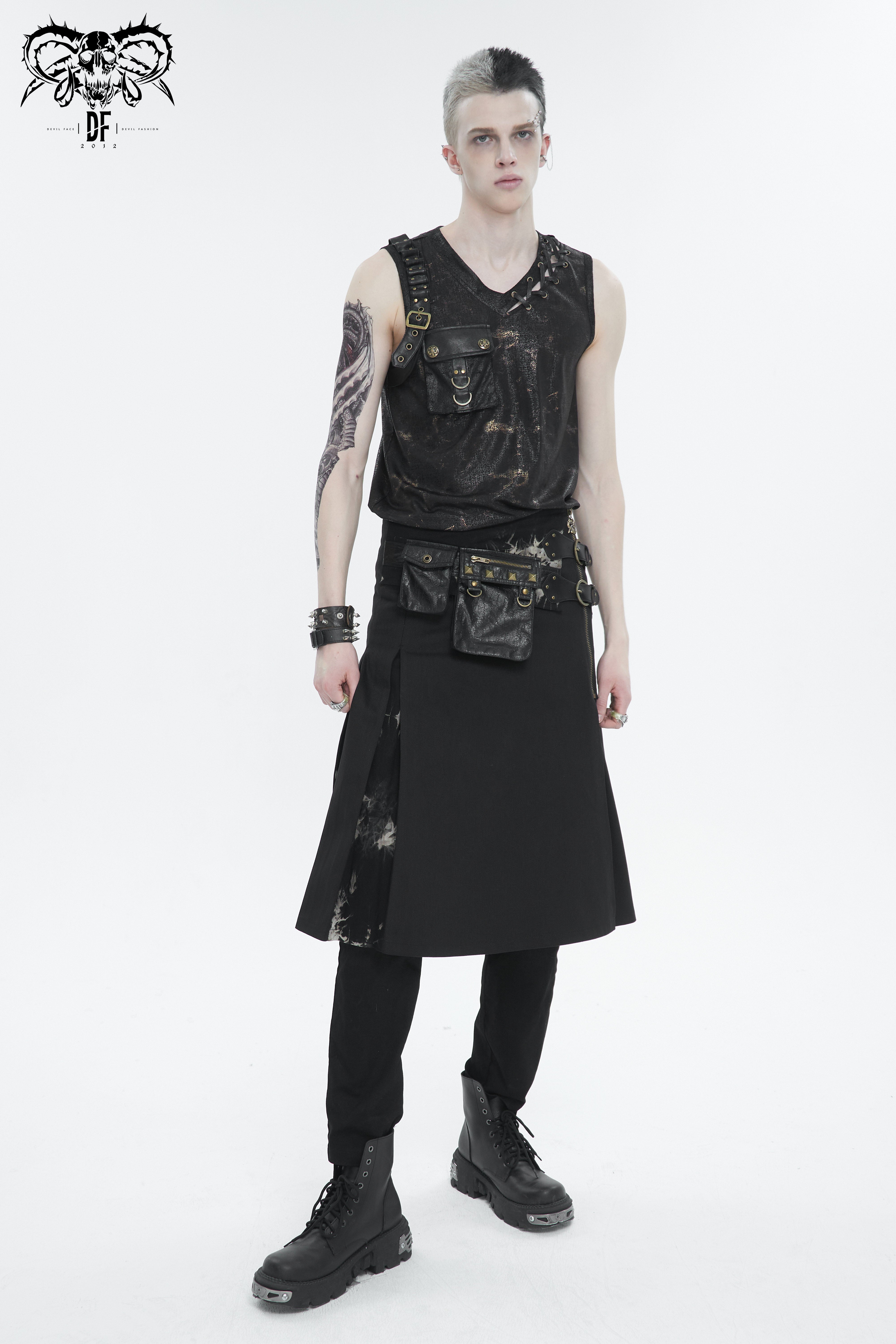 Devil Fashion – Punk Tank Top „Nocturne Raider“ im Post-Apocalyptic Style