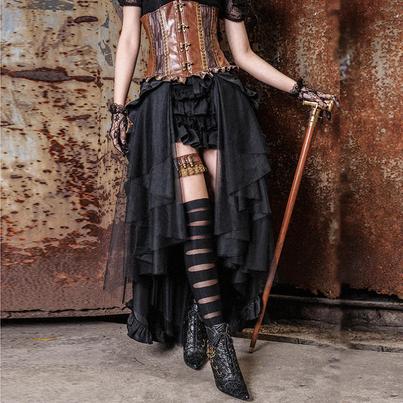 Detailaufnahme der Tüll- und Meshlagen des RQ-BL Bustle Rocks