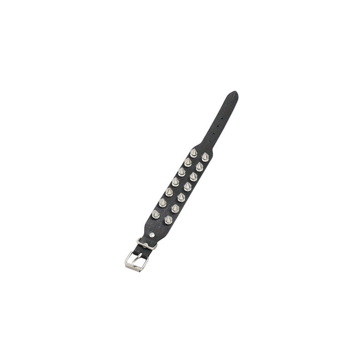 Punk-Armband aus Leder mit Nieten – Rockstyle