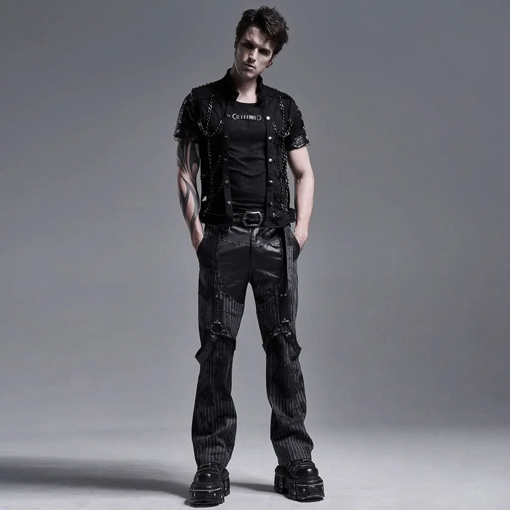 Outfit-Kombi: Whiplash Jacket mit schwarzer Lederhose