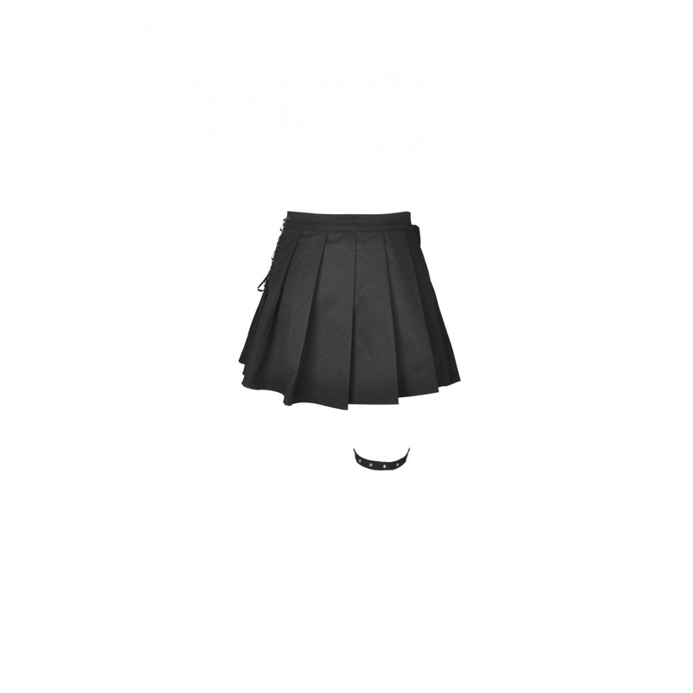 Just Can’t Get Enough – Irregular Pleated Punk Skirt