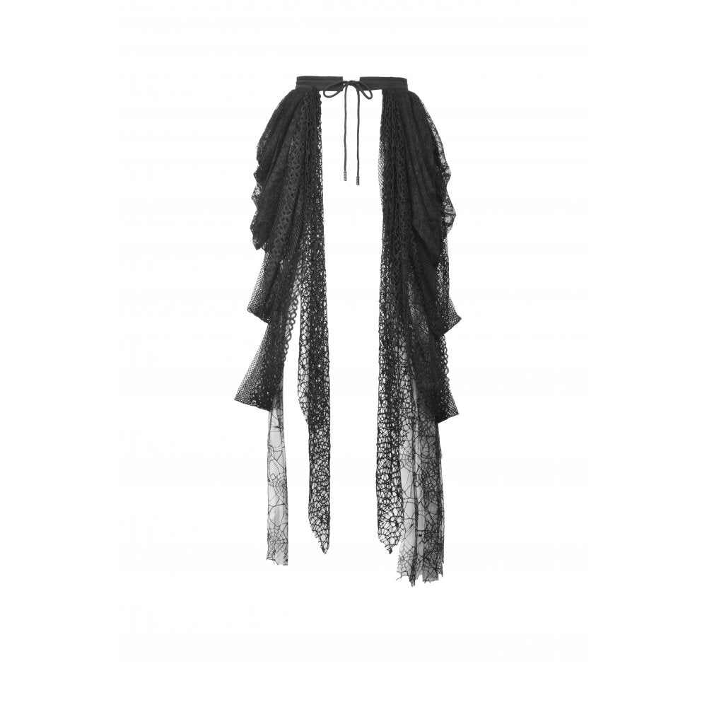 Widow's Waltz – Rococo Spiderweb Birdcage Petticoat-Rock