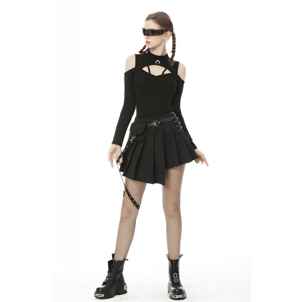 Just Can’t Get Enough – Irregular Pleated Punk Skirt