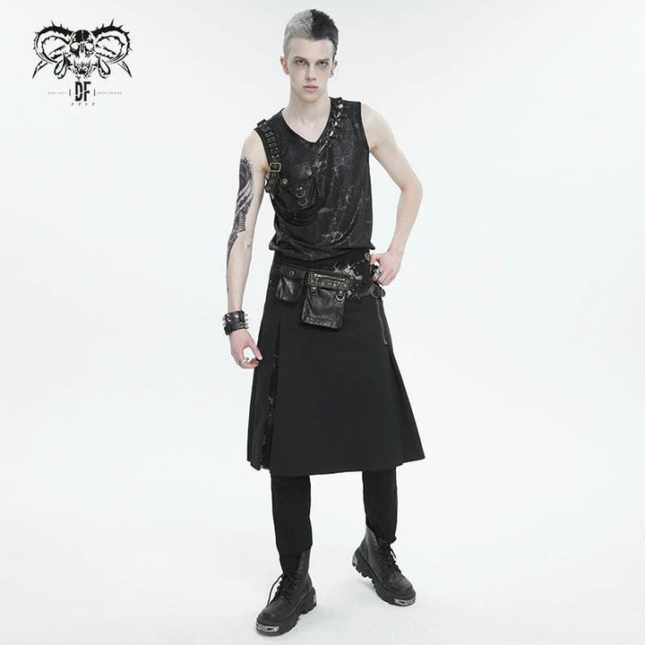 Rule the Shadows – Gothic Kilt im Batik-Style