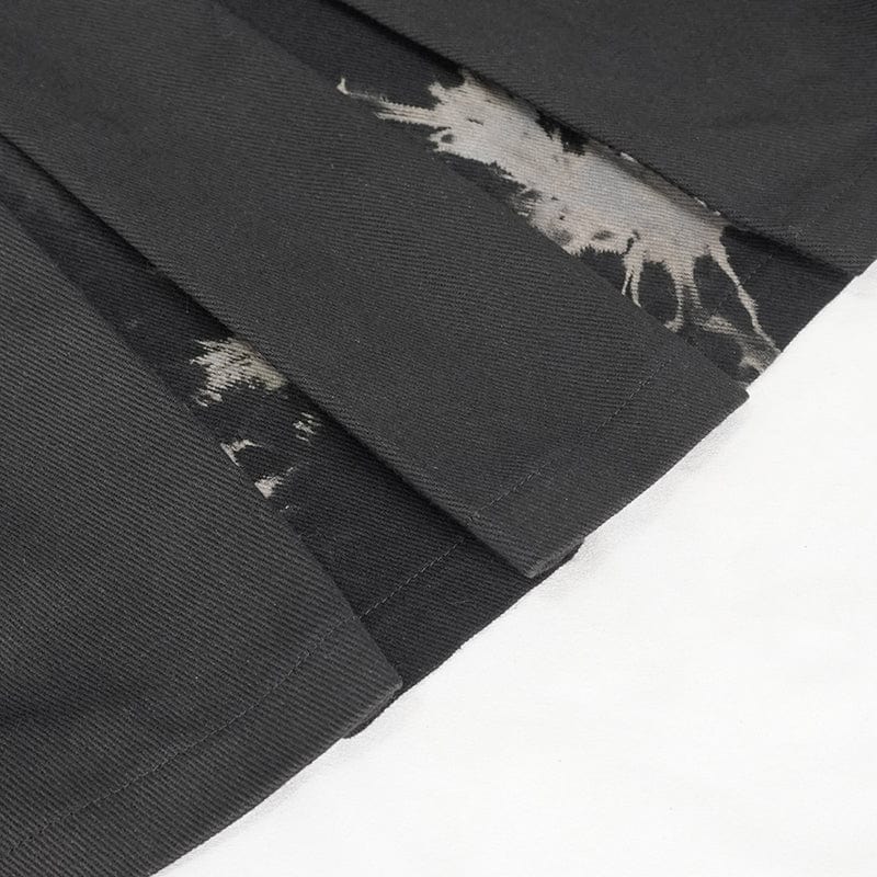 Devil Fashion Kilt for men – Gothic skirt with batik details