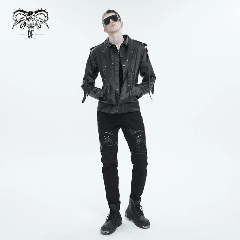 Splitcore – Punk Buckle Splice Pants für Männer | mySecretKey