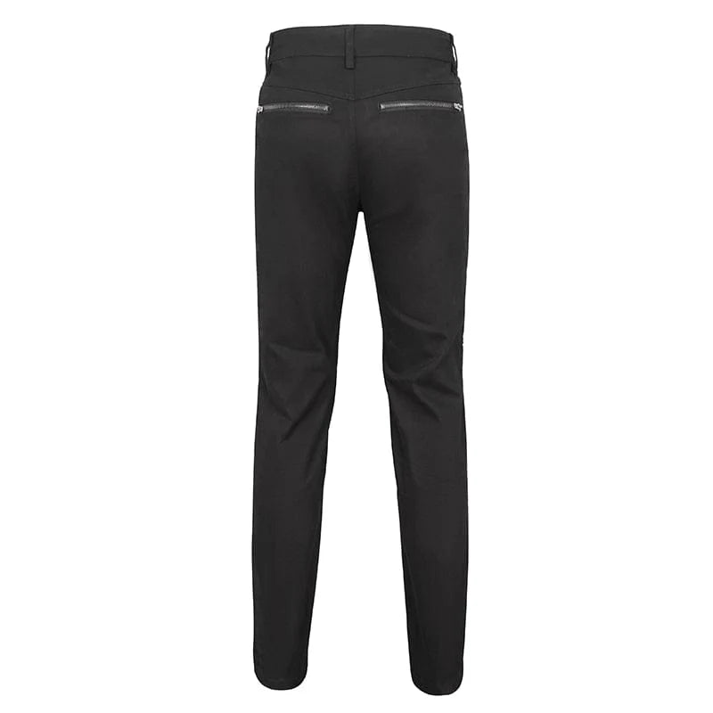 Splitcore – Punk Buckle Splice Pants für Männer
