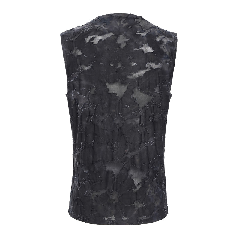 Rückansicht des Devil Fashion Tops zur Darstellung des taillierten Fitted-Schnitts.