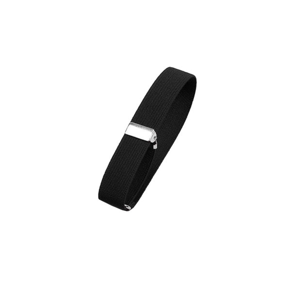 Obsidian Grip – Schwarze Ärmelhalter für Männer