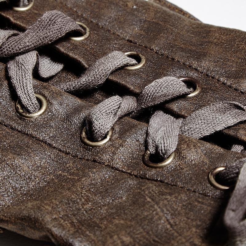 Punk Rave – Steampunk Armschienen „Brassbound Vanguard“ mit Schnallen