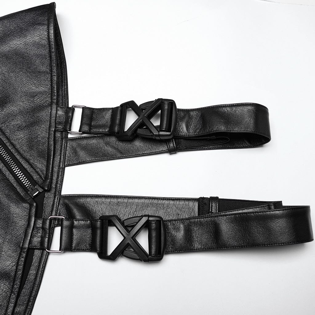 Cyber ​​Siege – Buckle-up Zip Body Harness for Men