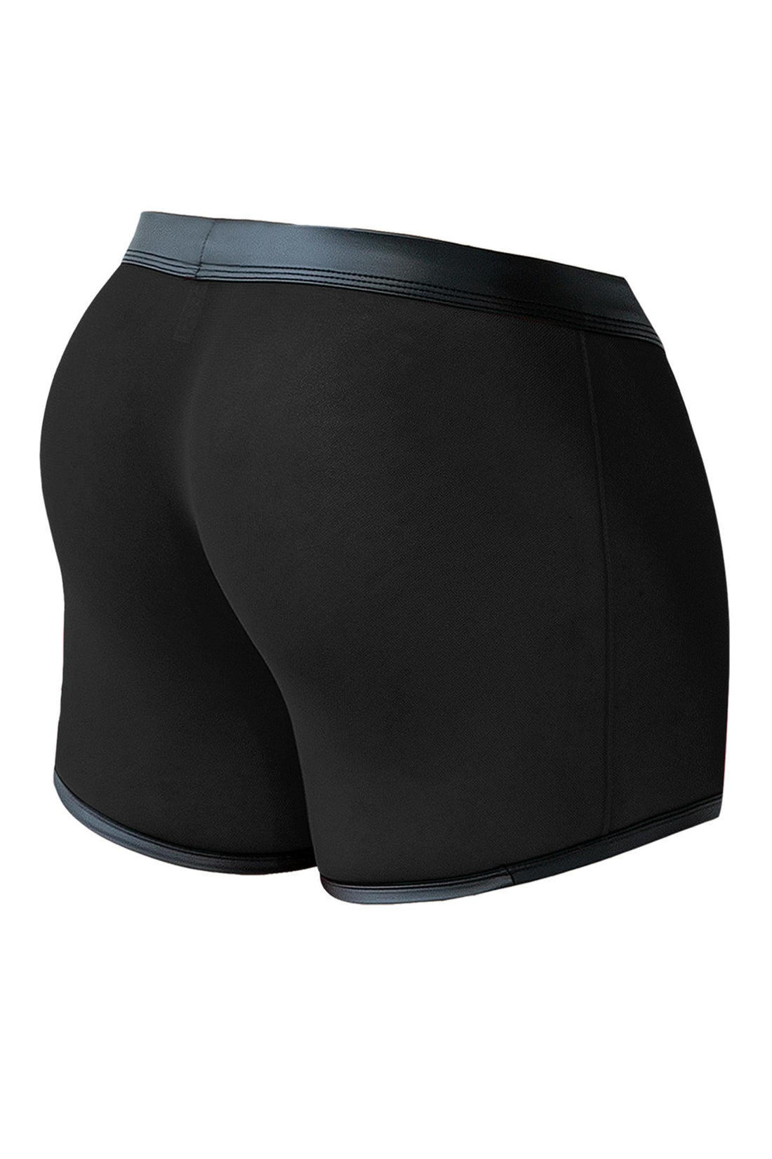 Rückansicht des körperbetonten Sheer Boxers zur Betonung der maskulinen Silhouette.