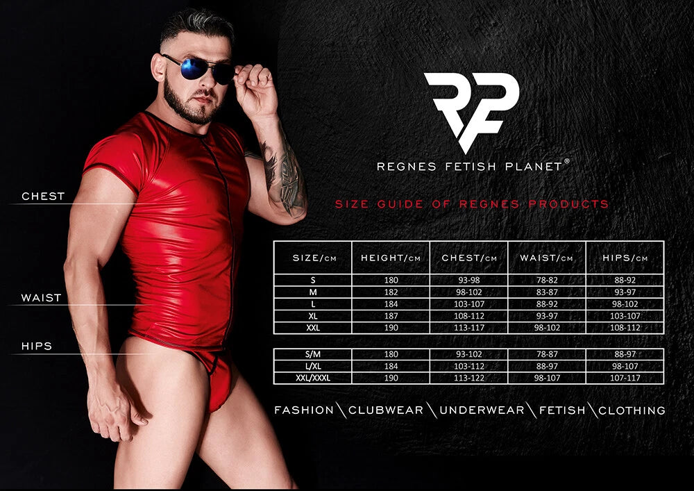Regnes RFP TSH014 Wetlook Muscle Shirt | Offene Brust