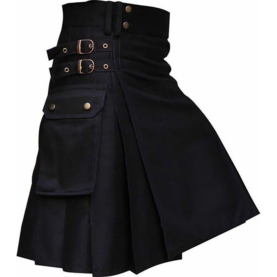 Battle Ready - Schlichter Kilt für Herren