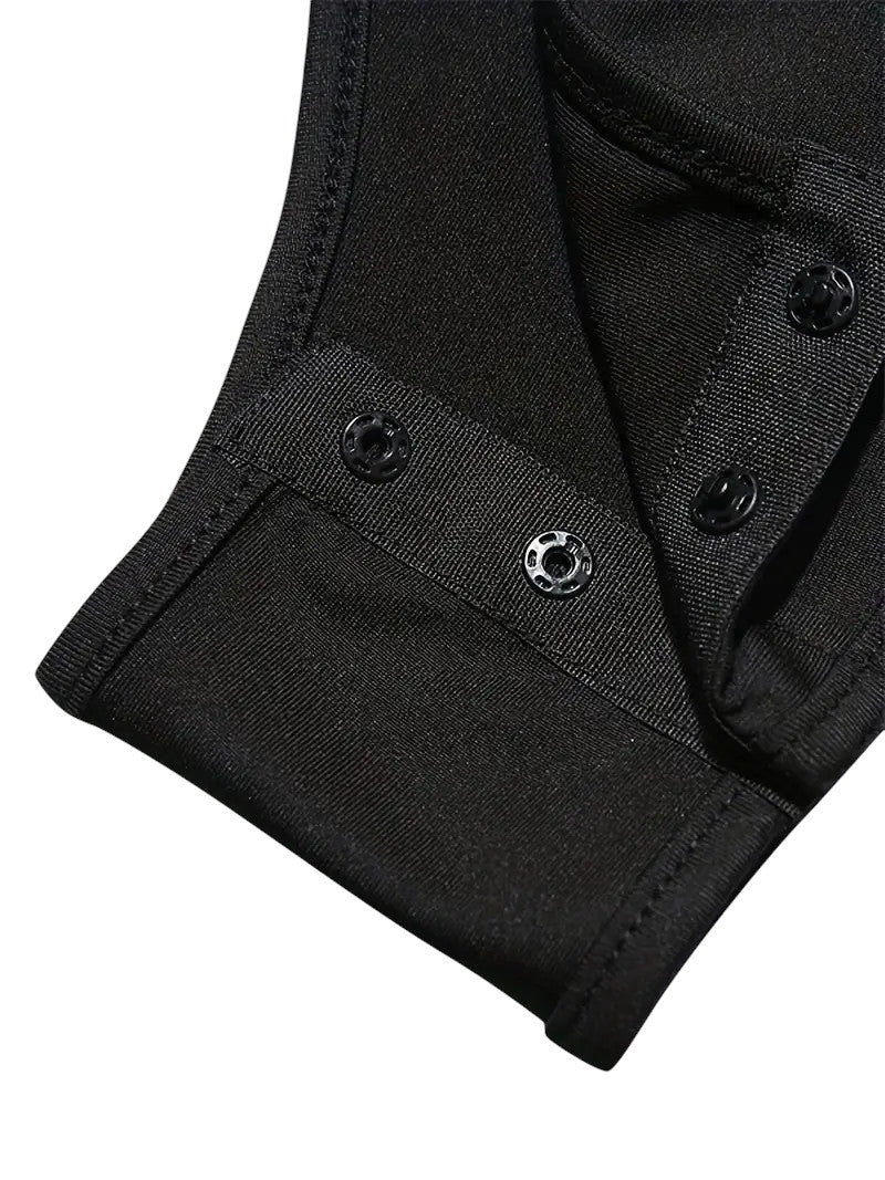 Transparenter Mesh Body für Damen und Herren – ideal für Raves, Erotiknächte oder Styling mit Harness